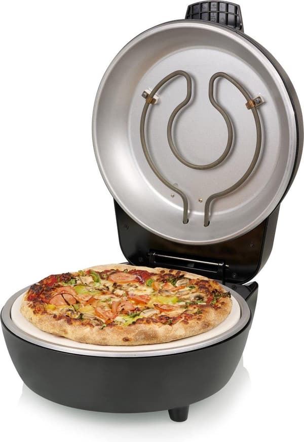 Princess 01.115005.01.001 Pizzakokare/Ugn 1 Pizza/Pizzor 1200 W Svart (01.115005.01.001)