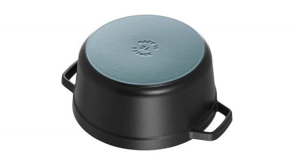 Staub La Cocotte 20cm rund, sort, støbejern (40509-487-0)