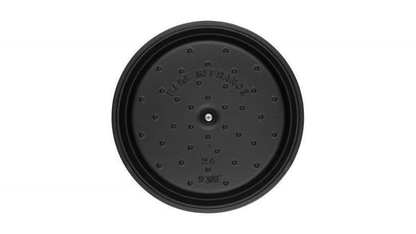 Staub La Cocotte 20cm rund, sort, støbejern (40509-487-0)