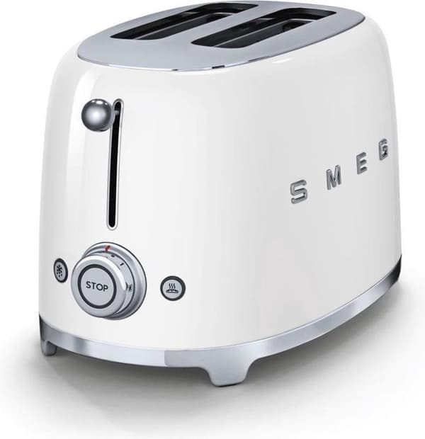 Smeg TSF01WHEU 2 slice(s) 950 W White Leivänpaahdin (TSF01WHEU)