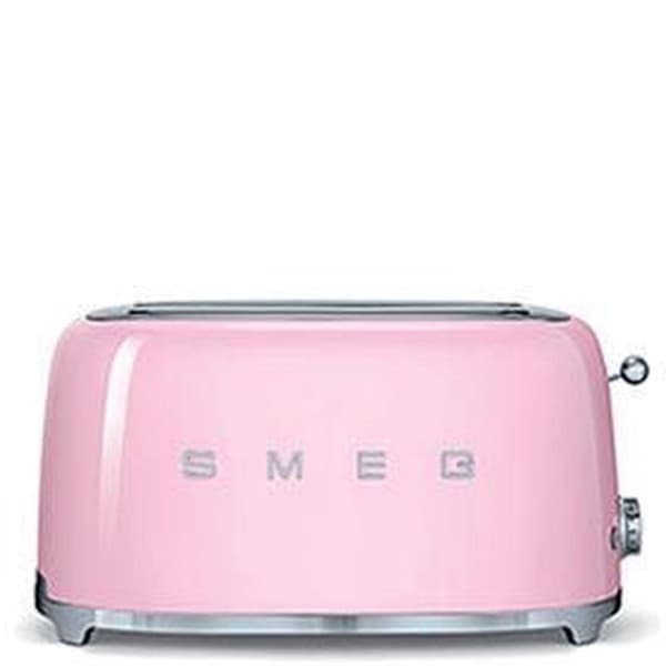 SMEG TSF02PKEU - Broodrooster - Roze - 2x4 - 1500W - 6 tasoa