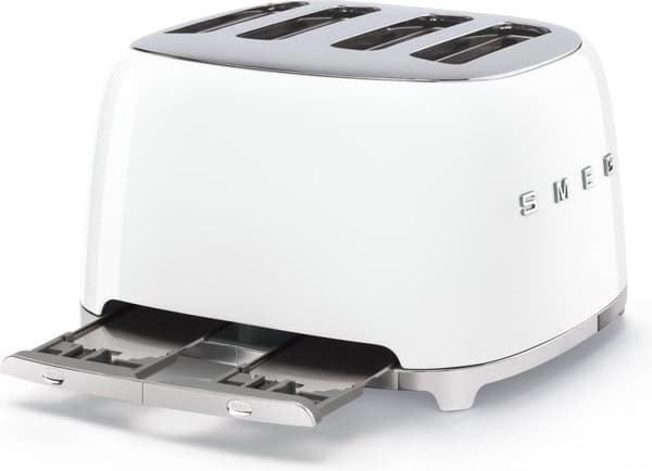 Smeg TSF03WHEU Leivänpaahdin 4 siivua Valkoinen 2000 W (TSF03WHEU)