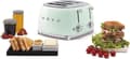 Pikkukuva 6 / 10: Smeg TSF03PGEU Leivänpaahdin, 4 siivua, vihreä 2000 W (TSF03PGEU)