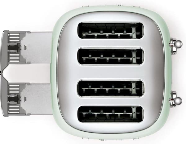 Smeg TSF03PGEU Leivänpaahdin, 4 siivua, vihreä 2000 W (TSF03PGEU)