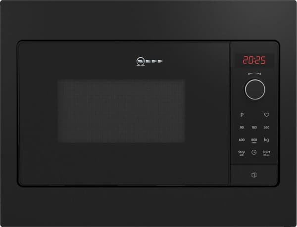 Neff HLAWG25S3 sw EB mikroaaltouuni 800W, 20L, vasen saranoitu, 50cm leveä (HLAWG25S3)