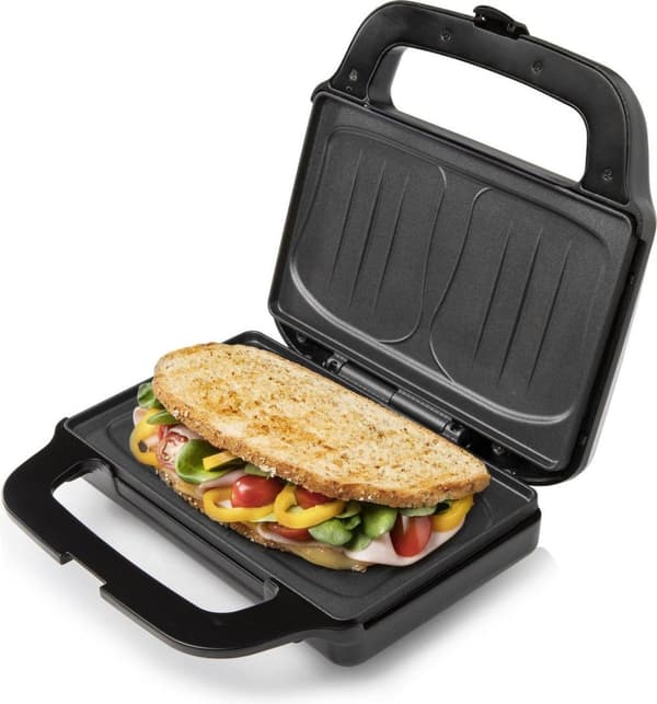 Domo DO9195C - XL voileipägrilli - Croque - 2XL tai 1XXL sandwich - 50 % suurempi - Ruostumaton teräs
