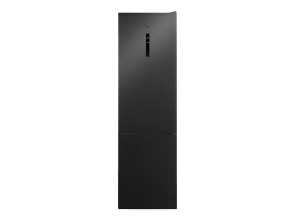 AEG RCB736D5MB - Kylskåp/frys - bottenfrysskåp - bredd: 59.5 cm - djup: 65 cm - höjd: 201 cm - 366 liter - Klass D - antracitgrå