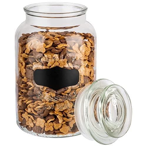 APS förvaringsglas CANISTER, 1,5 liters glasbehållare, inklusive glaslock med försegling och - 1 st (82267)