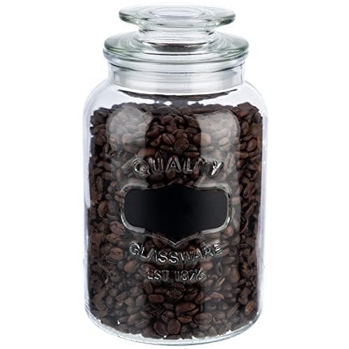 APS förvaringsglas CANISTER, 1,5 liters glasbehållare, inklusive glaslock med försegling och - 1 st (82267)