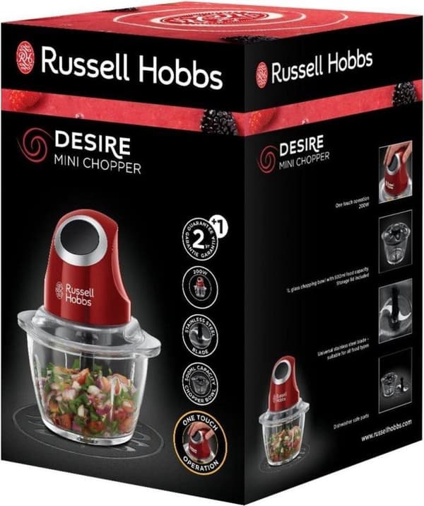 Russell Hobbs 24660-56 Desire Chopper - Rød