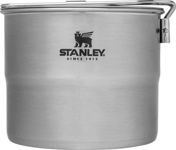Stanley The Stainless Steel Cook Set For Two 1,0 L- Camping Cookset - Rustfrit Stål