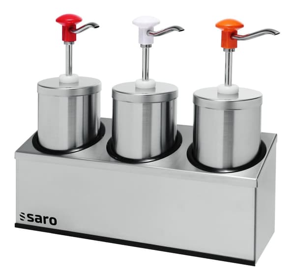 Saro Såsdispenser - modell PD-006 3 x 2,25 ltr