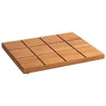 Miniatyrbillede 1 af 5: APS buffetbræt SQUARE GN 1/2, 325 x 265 mm, lavet af olieret egetræ, med skridsikre fødder, fugtig - 1 stk (759)