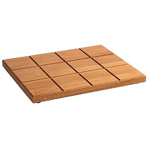 APS buffetbræt SQUARE GN 1/2, 325 x 265 mm, lavet af olieret egetræ, med skridsikre fødder, fugtig - 1 stk (759)