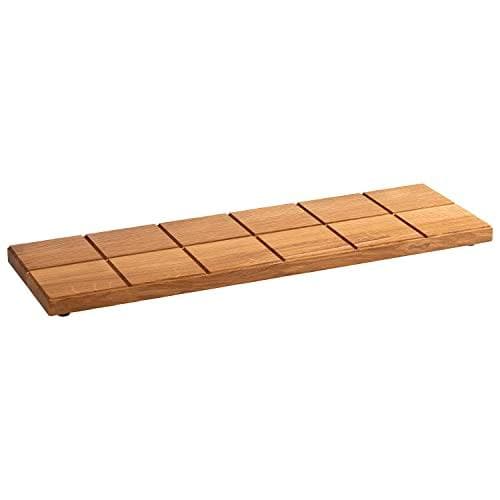 APS buffetbræt SQUARE GN 2/4, 530 x 162 mm, lavet af olieret egetræ, med skridsikre fødder, fugtig - 1 stk (760)