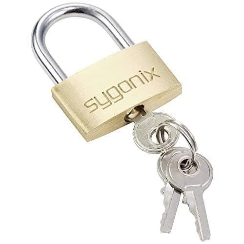 Sygonix SY-5045288 Riippulukko 29,8 mm Keyed Different Gold Yellow (SY-5045288)