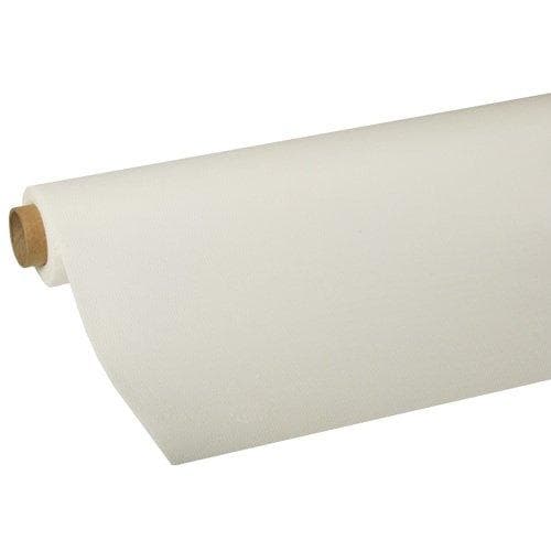 PAPSTAR dug "ROYAL Collection", hvid lavet af 5-lags tissue, stoflignende, hørlignende prægning - 1 stk (82031)