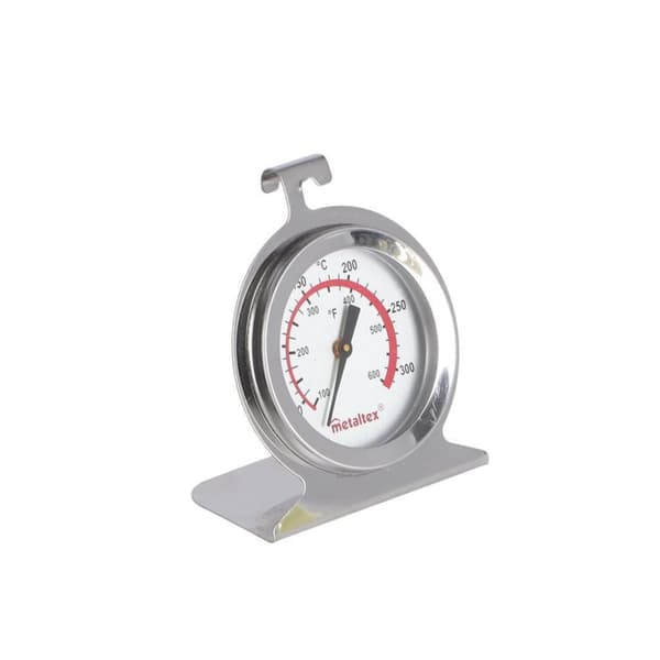 Metaltex ovntermometer 6 cm rustfrit stål