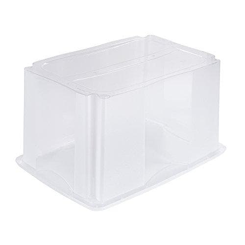 keeper "emil" opbevaringsboks, 45 liter, naturlig roterende/stablingsboks, med forsænkede greb, farve: naturlig-transparent, - 1 stk (1053600100000)