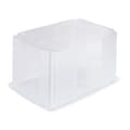 Miniatyrbillede 3 af 6: keeper "emil" opbevaringsboks, 45 liter, naturlig roterende/stablingsboks, med forsænkede greb, farve: naturlig-transparent, - 1 stk (1053600100000)