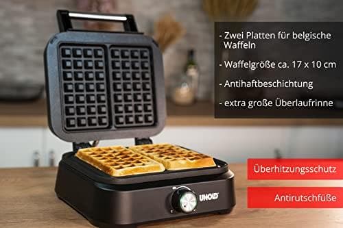 Ugamle 48275 dobbelt vaffelmager Bruxelles belgiske vafler (48275)