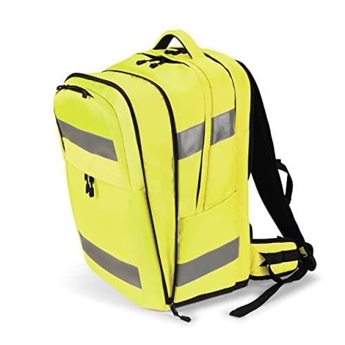 DICOTA Hi-Vis - Rygsæk - 32-38 liter - termoplastisk polyurethan (TPU), 600D RPET - gul (P20471-04)