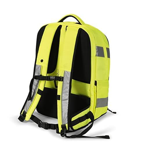 DICOTA Hi-Vis - Rygsæk - 32-38 liter - termoplastisk polyurethan (TPU), 600D RPET - gul (P20471-04)