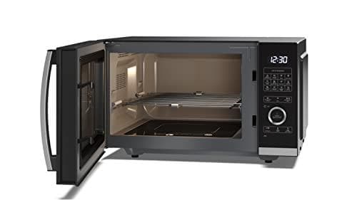Sharp YC-QG254AE-B Mikrovågsugn Svart 900 W - Kapacitet: 25 liter - Mikrovågseffektnivåer: 10 - Kontrolltyp: Halvdigital (YC-QG254AE-B)