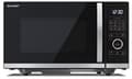 Miniatyrbild 1 av 6: Sharp YC-QG254AE-B Mikrovågsugn Svart 900 W - Kapacitet: 25 liter - Mikrovågseffektnivåer: 10 - Kontrolltyp: Halvdigital (YC-QG254AE-B)