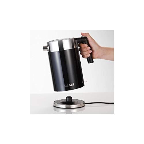 GRAEF WK 62 vattenkokare - 1,5 L - svart rostfritt stål (WK 62)