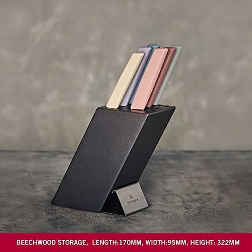 Victorinox 6.7186.66 keittiö aterimet & veitsisetti 6 kpl veitsilohko/ruokailuvälinesarja (V-6.71 86.66)