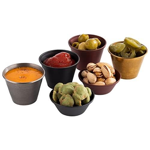 APS kastokulhot, 40 ml, kuparinpunainen, sarja 6 kpl, ruostumatonta terästä, pinottava, ei konepesua - 1 kpl (40722)
