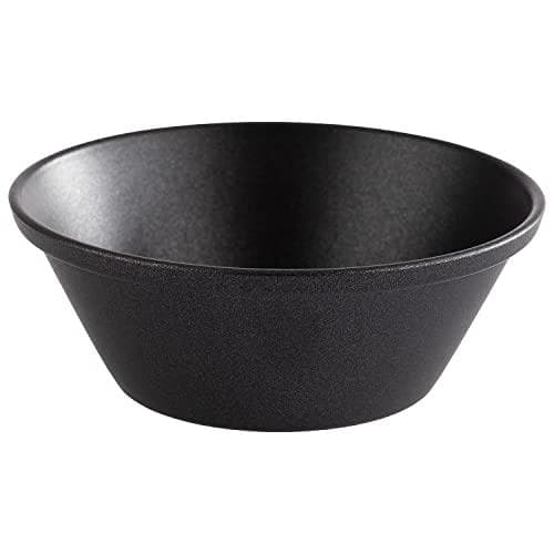 APS dip-kulhot, 40 ml, harmaa-musta, sarja 6 kpl, ruostumatonta terästä, pinottava, ei konepesua - 1 kpl (40723)