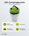 Pikkukuva 7 / 11: LED retkeilyvalo, 3-in-1, taitettava (58392)