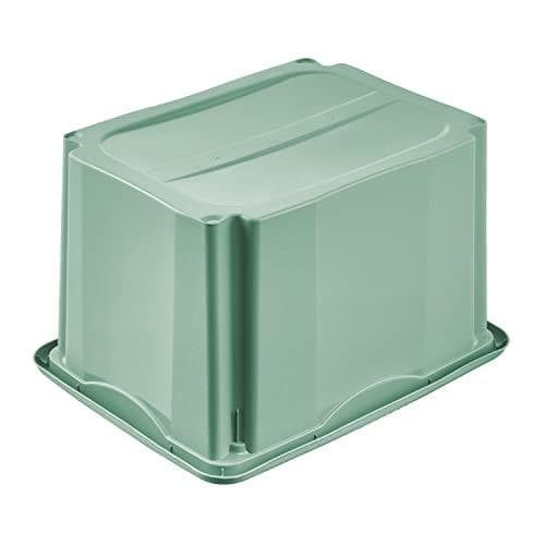 keeper förvaringslåda "emil", 30 liter, nordiskt grönt material: PP, roterande/stapellåda, med infällda grepp - 1 st (1051631500000)