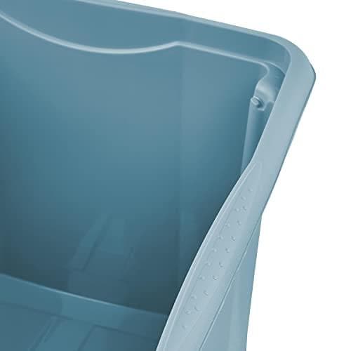 keeper förvaringslåda "emil", 30 liter, nordisk blå material: PP, roterande/staplingslåda, med infällda grepp - 1 st (1051668000000)