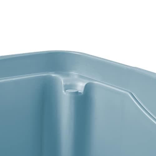 keeper förvaringslåda "emil", 30 liter, nordisk blå material: PP, roterande/staplingslåda, med infällda grepp - 1 st (1051668000000)