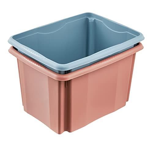 keeper opbevaringsboks "emil", 30 liter, nordisk rødt materiale: PP, roterende/stableboks, med forsænkede greb - 1 stk (1051643700000)