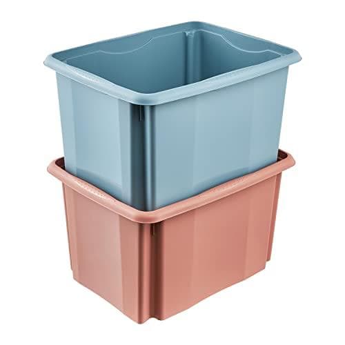 keeper opbevaringsboks "emil", 30 liter, nordisk rødt materiale: PP, roterende/stableboks, med forsænkede greb - 1 stk (1051643700000)