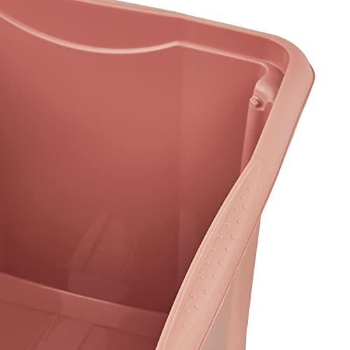 keeper opbevaringsboks "emil", 30 liter, nordisk rødt materiale: PP, roterende/stableboks, med forsænkede greb - 1 stk (1051643700000)