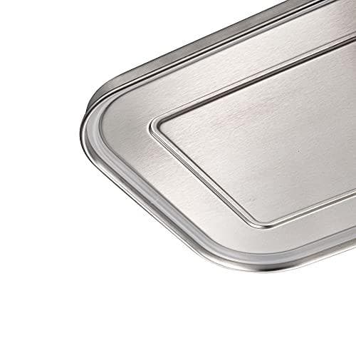 APS madkasse "XL", lavet af mat rustfrit stål, 1,4 liter, poleret indvendigt, mat udvendigt, med silikoneforsegling og - 1 stk (66902)