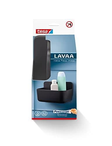tesa 40515-00000-00 LAVAA duschkorg lim svart (matt) (40515-00000-00)