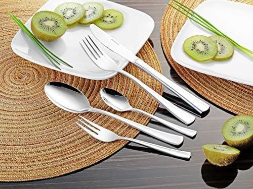 Esmeyer "Stockholm" middagsgaffel, set med 12, 18/10 rostfritt stål, högpolerat, längd: 182 mm, 2,2 mm materialtjocklek (204-047)