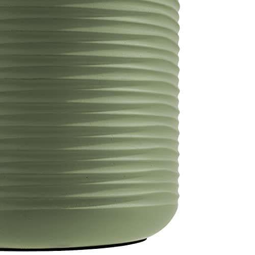 APS flaskekøler ELEMENT, beton ribbet, grøn udført i beton med ribbet overflade, med møbelvenlig - 1 stk (36124)
