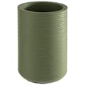 Miniatyrbillede 1 af 6: APS flaskekøler ELEMENT, beton ribbet, grøn udført i beton med ribbet overflade, med møbelvenlig - 1 stk (36124)