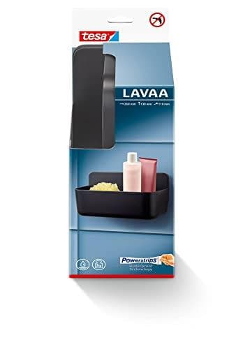 tesa 40516-00000-00 LAVAA duschkorg lim svart (matt) (40516-00000-00)