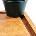 Miniatyrbillede 4 af 4: APS serveringsbræt SIMPLY WOOD GN 1/3, eg af olieret egetræ, med fordybning til dyppeskåle - 1 stk (754)