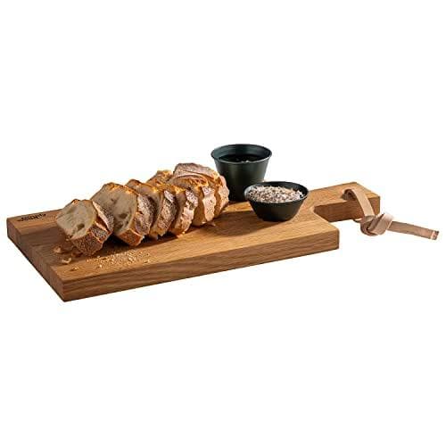 APS serveringsbræt SIMPLY WOOD (B)350 x (D)170 mm, lavet af olieret egetræ, serveringsflade: 270 x 170 mm, - 1 stk (751)