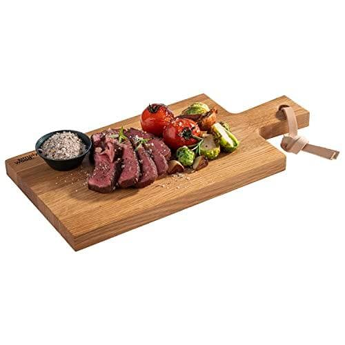 APS serveringsbræt SIMPLY WOOD (B)350 x (D)170 mm, lavet af olieret egetræ, serveringsflade: 270 x 170 mm, - 1 stk (751)