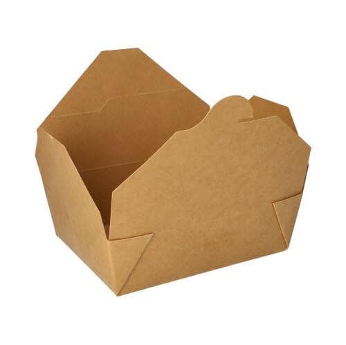 Papstar 87611 kertakäyttöinen elintarvikepakkaus, kartonki - polylaktidi (PLA) ruskea (87611)